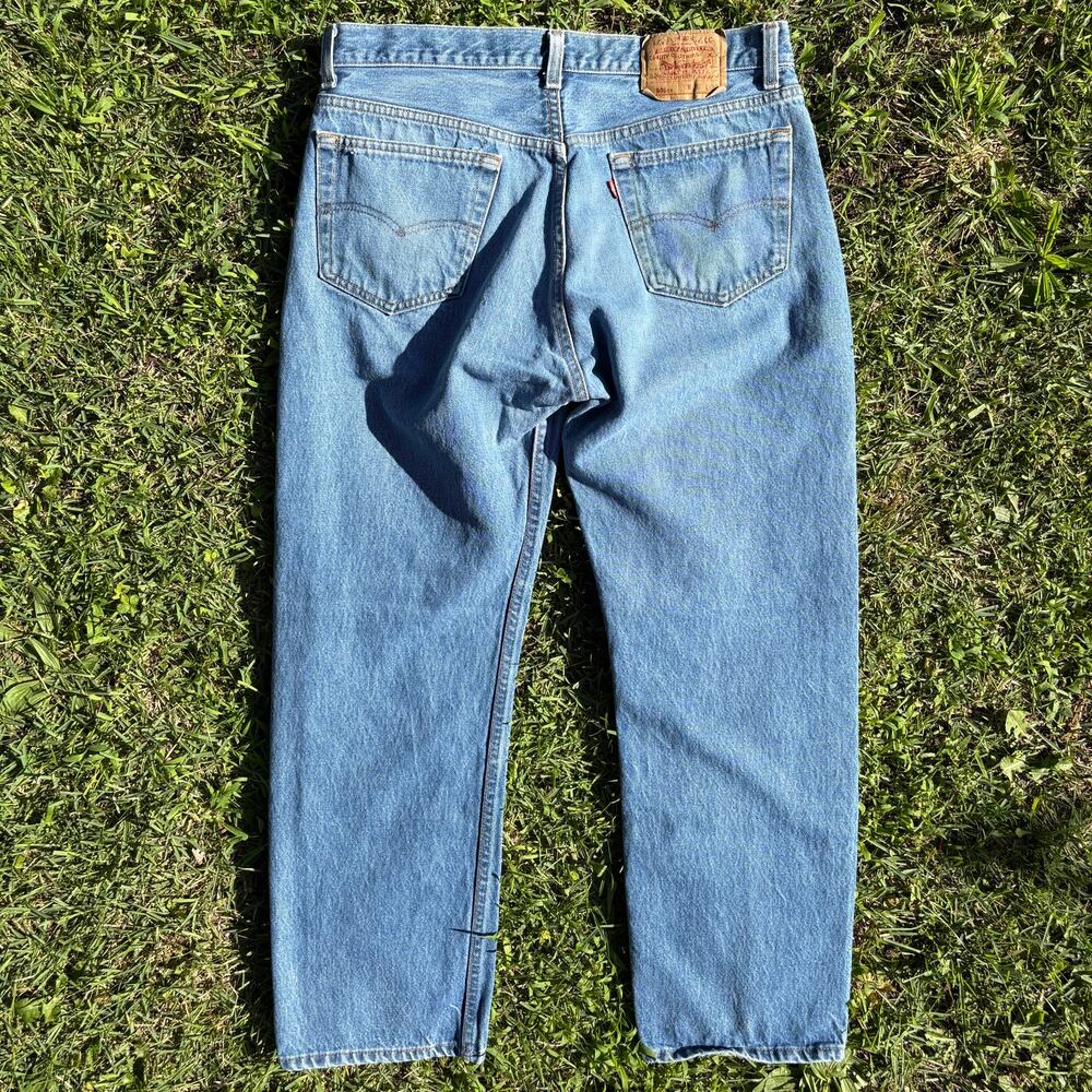 Vintage 1990s Levi's 501 Made in USA Button Fly Denim Jeans